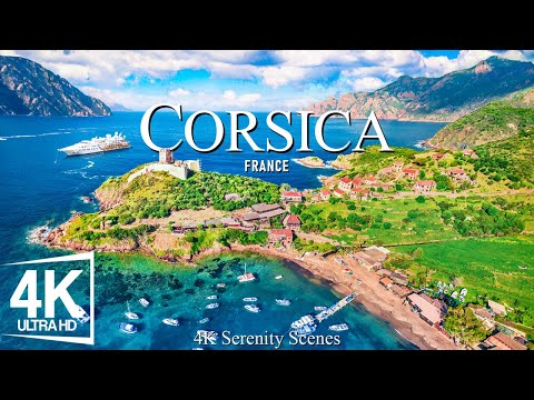 Corsica, France 4K • Exploring the Untamed Beauty of the Mediterranean Island With Soft Piano Music