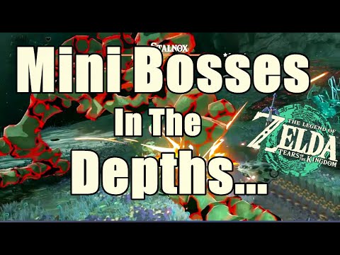 Mini Bosses in The Depths Zelda Tears of The Kingdom