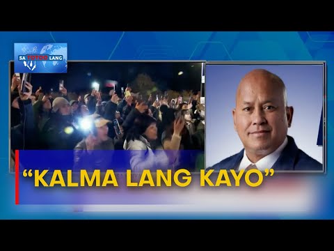 Sen. Bato, nanawagan na kumalma ang kanilang supporters | Sa Totoo Lang