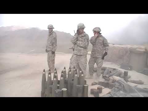 MAX powder 105mm Howitzer DIRECT FIRE in Afghanistan