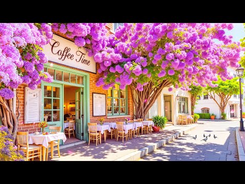 Sweet March Morning Jazz to Work, Study - Smooth Bossa Nova Music at Outdoor Coffee Shop Ambience