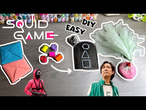 🦑Squid Game Paper Crafts – Make ALL the Games!