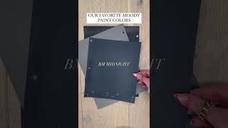 Moody paint colors are having a moment & we’re here for it! Which color is your fav? #shorts #paints