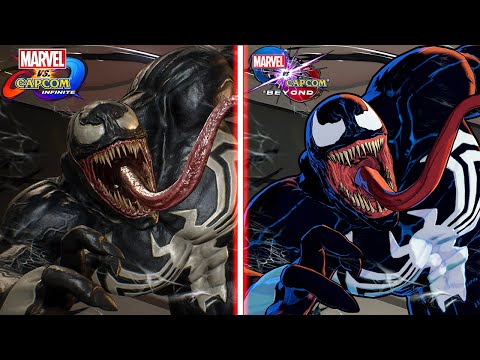 Marvel Vs. Capcom Infinite & Beyond - All Character Models Comparison (Original vs Beyond) - 4k