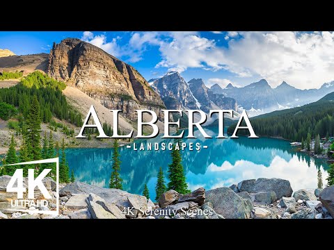 Alberta 4K • Scenic Relaxation Film With Peaceful Relaxing Music And Nature Video Ultra HD