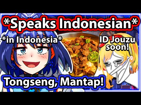 Kronii Flexes Her Indonesian That She Learned From Kaela and it Sounds Cute 【Hololive】