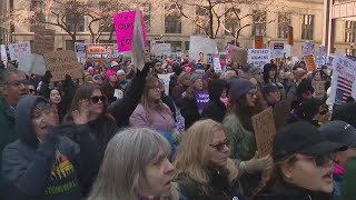 Hundreds in Chicago protest Trump administration's policies on International Women's Day