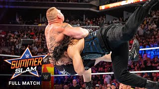 FULL MATCH - Brock Lesnar vs. Roman Reigns - Universal Title Match: SummerSlam 2018