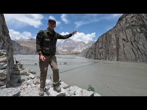 The Suspension Bridget at Hussaini, Pakistan