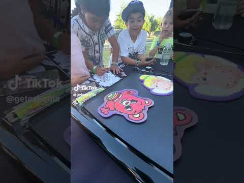 pancake art making of cheer bear in tiktok #carebears #pancakeart #tiktok