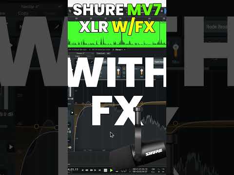 SHURE MV7 vs. SHURE SM7B 🔥🎤 SOUND TEST USB & XLR, Raw & w/Plugins #microphone #sm7b #shure #shorts