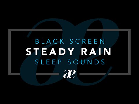 Heavy Rain Sounds for Sleeping (No Thunder) — Black Screen 10 Hours