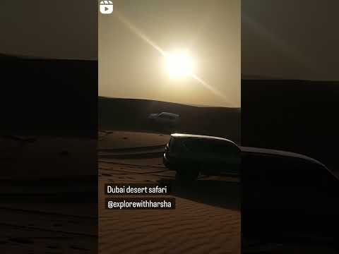 desert safari at dubai...@ExplorewithHarsha #travel #dubai #harshapanchal