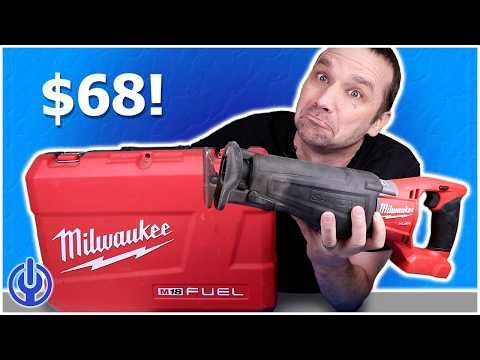 I Bought a $68 BROKEN Milwaukee Sawzall from Goodwill- Let's Fix It!