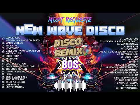 Top 20 Most Requested New Wave Disco 80s Nonstop Remix