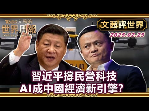 習近平撐民營科技，AI成中國經濟新引擎？稀土變經濟武器！美中貿易戰進入新戰場？【#文茜評世界】#DeepSeek #習近平 #稀土 #川普#AI #美國 #中國 #貿易戰 20250225