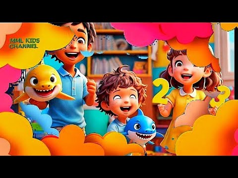 Number song 1-20 for children/ Baby shark counts /counting numbers