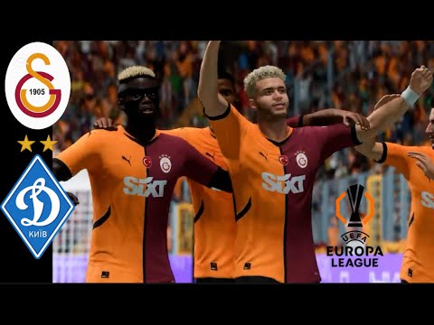 Galatasaray - Dinamo Kiev  Maçı | Uefa Avrupa ligi 7.Hafta 24/25 (Maç Özeti)