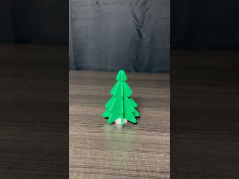 Watch me assemble this 3D printed Christmas tree! Perfect modern holiday decor