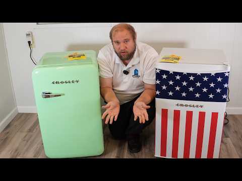 Crosley Mini-Fridge Test and Review - Retro vs. American Tribute - What's the Difference?