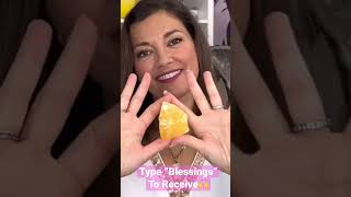 ASMR Reiki | Orange Calcite | Sacral Chakra Healing | Distance Reiki | #shorts #crystalreikihealer