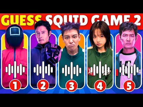 Guess SQUID GAME 2 Characters by Their Voice & Song 🔊🎶 Squid Game Season 2 Quiz 🦑 Thanos, Player 456