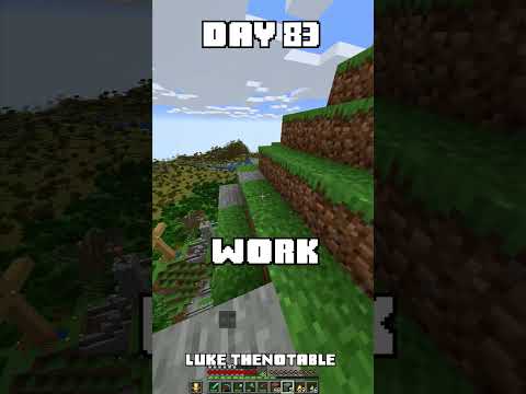 100 Days - [Minecraft Shorts] - Day 83 #minecraft #100days