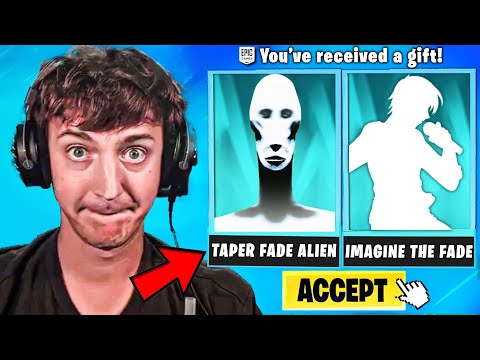 Trolling With *NEW* Low Taper Fade Emote in Fortnite!