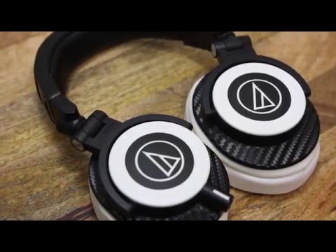 Custom Audio-Technica M50x  w/ Dbrand Skins x BrainWavz