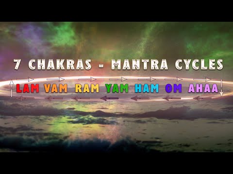 7 CHAKRAS - MANTRA CYCLES - LAM VAM RAM YAM HAM OM AHA