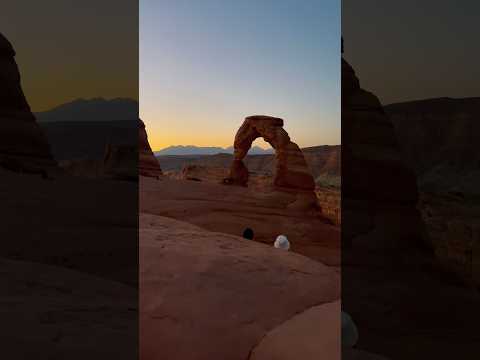 ARCHES BEFORE the SUNRISE 🌅 #beautiful #nature #utah #archesnationalpark #explore #places #fy