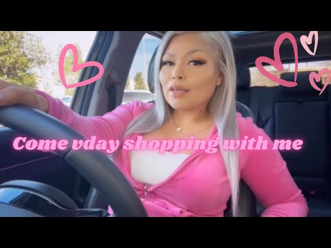 Come V-day shopping with me 💗 | My first video|