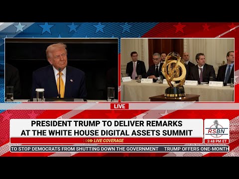 WATCH: President Trump Delivers Remarks at The White House Digital Assets Summit - 3/7/25