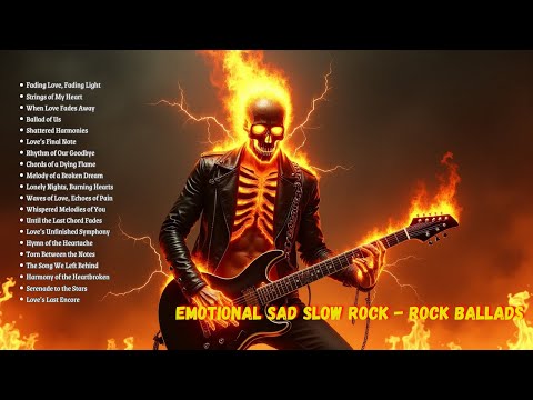 Playlist Rock: Sad Rock Ballads (70s, 80s, 90s) - Songs That Hit the Heart - Slow Rock 🥀