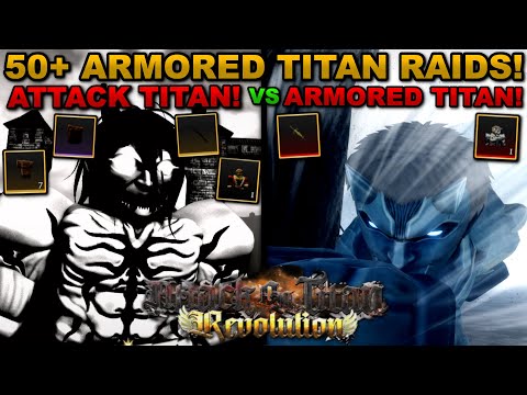 ABERRENT ARMORED RAIDS As A TITAN SHIFTER In Roblox Attack On Titan Revolution... Here's What I Got!