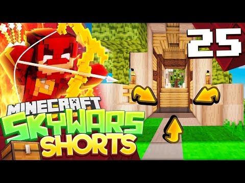 PITFALL TRAP! (MINECRAFT SKYWARS SHORTS #25)