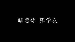 暗恋你 张学友 (歌词版)