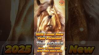 2025 Chinese Zodiac Forecast - HORSE