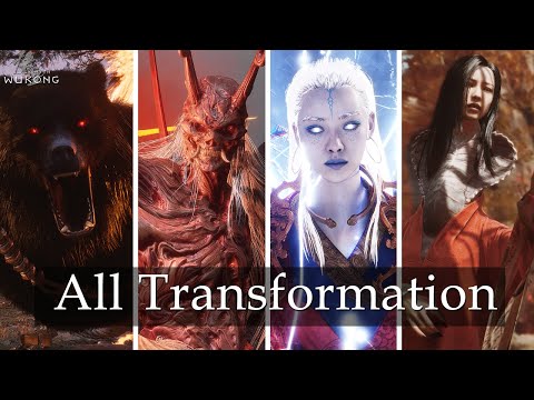 Black Myth: Wukong - All Transformations & Defeated Scenes - 4k 60FPS