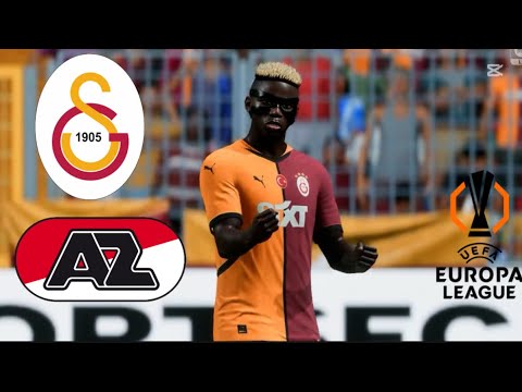 Galatasaray -  AZ Alkmaar Maçı | Uefa Avrupa ligi Play-off Rövanş 24/25 (Maç Özeti)