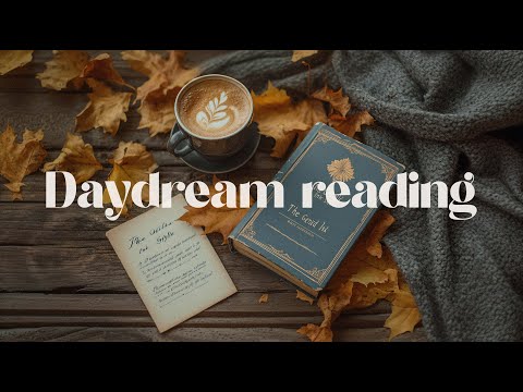 daydream reading list of autumn reads 🍂🤍 quiet playlist to romanticize your life with guitar music 🎵