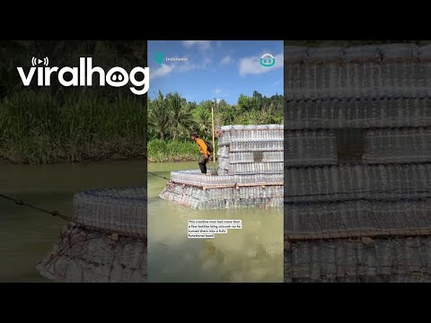 Recycling Bottles Into Boats || ViralHog