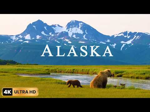 Alaska 4K - Scenic Relaxation Film With Calming Music - 4K Video Ultra HD