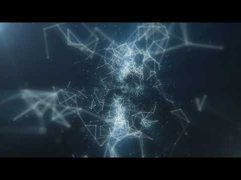 Glowing Plexus Dust Particles Background with Bokeh | Free HD Version Footage