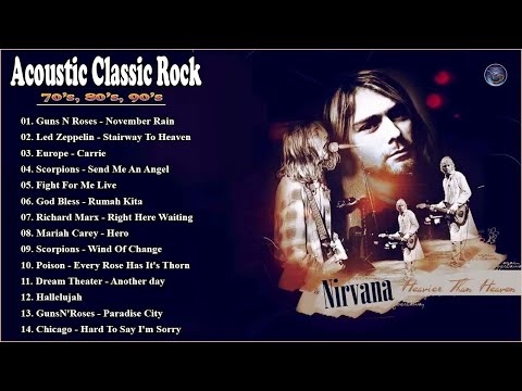 Scorpions, U2, Ledzeppelin, Bon Jovi,.. Guns N Roses - November Rain | Acoustic Classic Rock