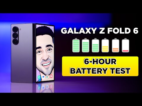 Samsung Galaxy Z Fold 6 Battery Drain Test | Display test, Benchmarks, Performance, and Gaming 🔥