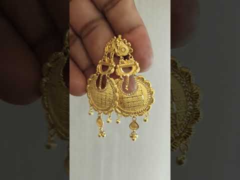 Earrings Hm #goldjewellerydesigns #youtubeshorts #goldjewllerydesigns #viralvideo #goldesign #