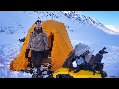 Hot Tent Winter Camping | Keeping Warm in the Mountains