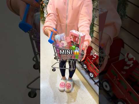 My Sister Buys Whatever FITS into a MINI SHOPPING CART! 😱🛍️🛒 *Target Shopping Spree*