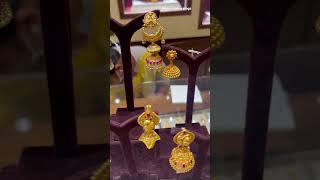 Gold jhumka tanishq